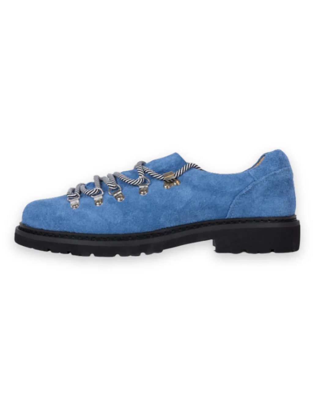 LINTFERE DERBY – Wildleder-Schuhe in Hellblau