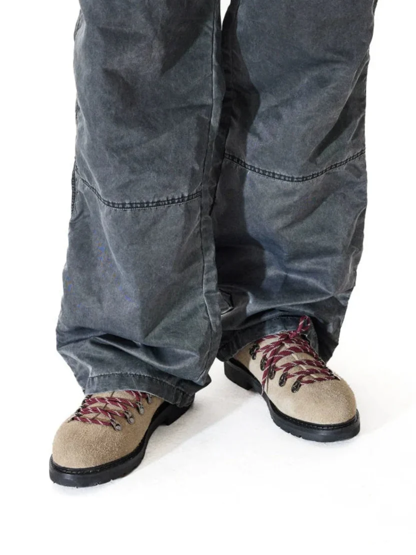 LINTFERE DERBY – Wildleder-Schuhe in Creme